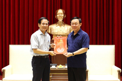 Trưởng ban Nội chính Thành ủy Nguyễn Quang Huy nghỉ hưu theo chế độ