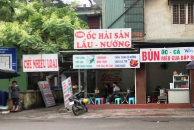 Phường Thanh Xuân Bắc: Hàng quán ăn uống cam kết thực hiện phòng dịch