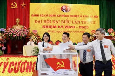 Ông Chu Phú Mỹ tiếp tục được bầu làm Bí thư Đảng bộ cơ quan Sở NN&PTNT Hà Nội