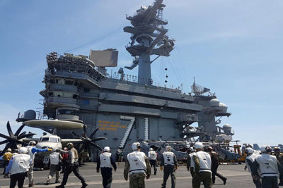 "Ổ dịch Covid-19 trên tàu sân bay USS Theodore Roosevelt không liên quan đến Việt Nam"