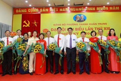Đảng bộ phường Thanh Xuân Trung tổ chức thành công Đại hội nhiệm kỳ 2020-2025
