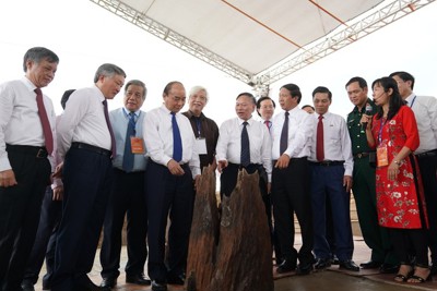 Thủ tướng dự lễ khởi công xây dựng Khu bảo tồn bãi cọc Cao Quỳ, Hải Phòng