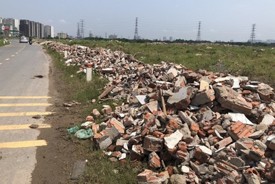 Cần quyết liệt xử lý nạn đổ trộm phế thải xây dựng tại Hà Nội