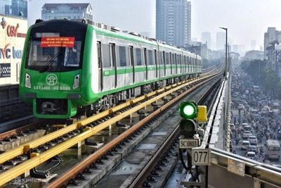 Đẩy nhanh tiến độ hoàn thiện tuyến đường sắt đô thị Cát Linh - Hà Đông