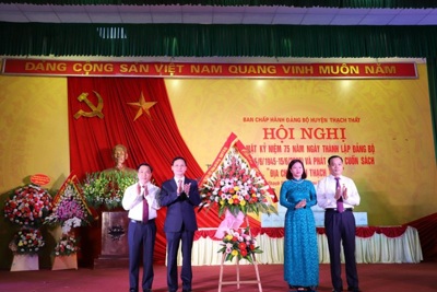 Thạch Thất kỷ niệm 75 năm thành lập Đảng bộ huyện