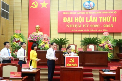 Hà Nội: Đảng bộ cơ quan thứ hai của Thành phố tiến hành trực tiếp bầu Bí thư tại Đại hội