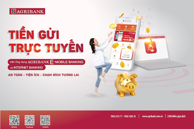 Tính năng “Tiền gửi trực tuyến” siêu tiện lợi trên ứng dụng Agribank E-Mobile Banking