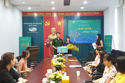 Viettel Hà Nội trao thưởng chương trình “Lắng nghe để phát triển”