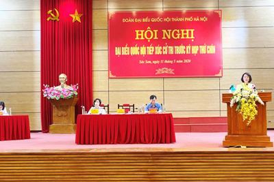 Cử tri huyện Sóc Sơn kiến nghị nhiều nội dung liên quan quy hoạch, xây dựng