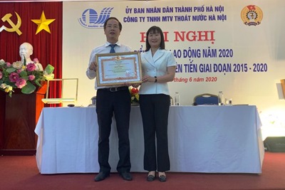 Công ty Thoát nước Hà Nội: Luôn bảo đảm nâng cao đời sống cán bộ, công nhân viên lao động