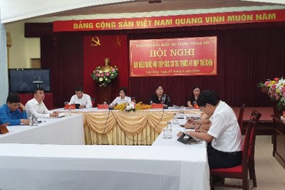 Chủ tịch HĐND TP Nguyễn Thị Bích Ngọc tiếp xúc cử tri quận Thanh Xuân – Cầu Giấy