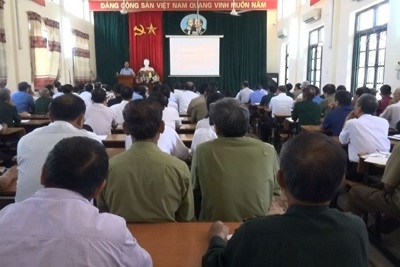 Huyện Thạch Thất: Bồi dưỡng nghiệp vụ cho cán bộ Hội Cựu chiến binh cơ sở