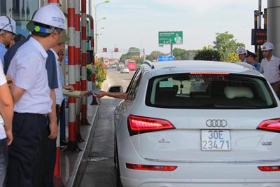 Chính thức thu phí không dừng trên cao tốc Pháp Vân - Ninh Bình