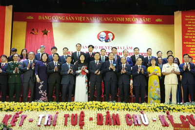 Đại hội đại biểu Đảng bộ huyện Gia Lâm lần thứ XXII: Hoàn thành các chương trình đề ra