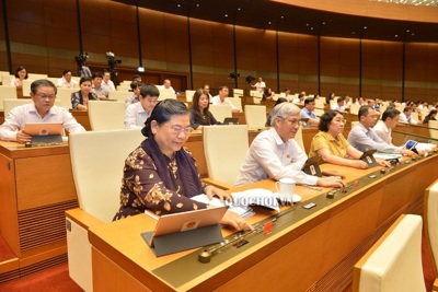 Quốc hội thông qua Nghị quyết về phê chuẩn quyết toán ngân sách nhà nước năm 2018