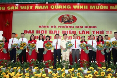 Đảng bộ phường Kim Giang tổ chức thành công Đại hội nhiệm kỳ 2020-2025