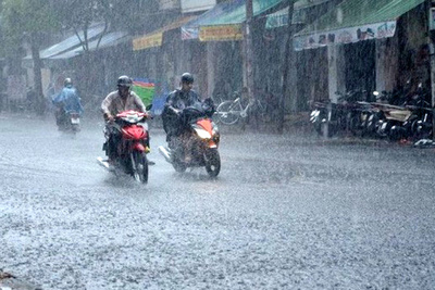 Thời tiết hôm nay 23/5: Hà Nội, các tỉnh miền Bắc mưa lớn và dông mạnh