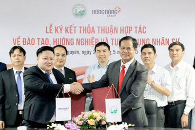 Tập đoàn Hừng Đông ký kết hợp tác chiến lược cùng Trường Đại học Nông lâm Thái Nguyên