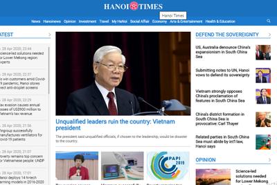 Báo Kinh tế và Đô thị tăng cường thông tin bằng tiếng Anh trên Chuyên trang Hanoitimes