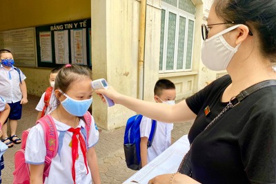 Hà Nội: Gần 1.900 trường mầm non, tiểu học mở cửa đón học sinh trở lại