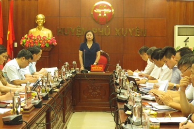Trưởng ban Dân vận Thành ủy Nguyễn Thị Tuyến: Phú Xuyên cần tập trung giải quyết dứt điểm đơn thư