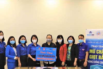Đoàn thanh niên Hà Nội - Vĩnh Phúc ủng hộ Sở Y tế Hà Nội chung tay đẩy lùi Covid-19