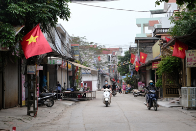 Huyện Mê Linh: Sau cách ly, thôn Hạ Lôi vẫn là nơi có nguy cơ cao với dịch Covid-19