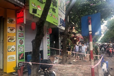 Hà Nội: Nổ khí ga trên phố Tô Hiệu, quận Cầu Giấy