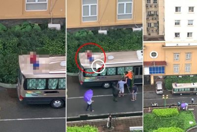 Hà Nội: Phát hiện xác người đàn ông trên nóc xe khách ở khu đô thị Nam Thăng Long