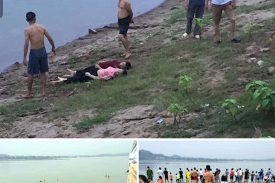 Hà Nội: Ra sông Đà tắm, 2 nữ sinh đuối nước thương tâm