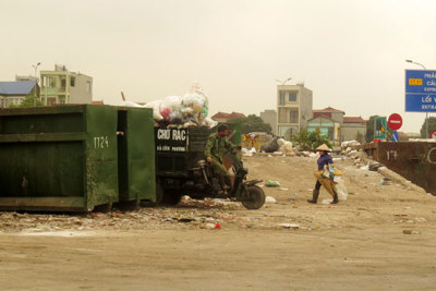 Xã Liên Phương, huyện Thường Tín: Trạm trung chuyển rác thải gây ô nhiễm
