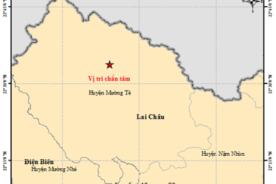 Thiệt hại do các trận động đất ở Lai Châu, Lào Cai: 4 trẻ bị trần nhà rơi trúng