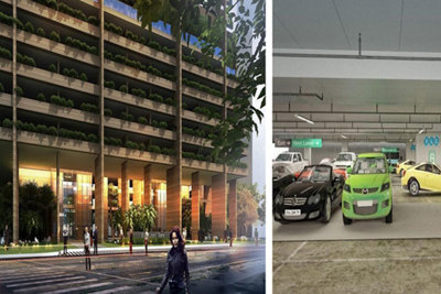 Thiết kế độc đáo đỗ xe thông minh trong dự án nghìn tỷ FLC Green Apartment