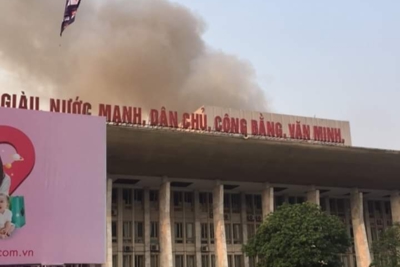 Hà Nội: Xử lý kịp thời vụ hỏa hoạn tại cung văn hóa hữu nghị Việt Xô