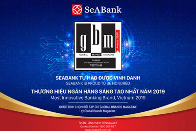 SeABank nhận giải Thương hiệu ngân hàng sáng tạo nhất năm 2019