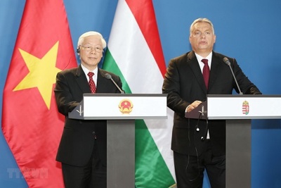Tuyên bố chung Việt Nam - Hungary thiết lập quan hệ đối tác toàn diện