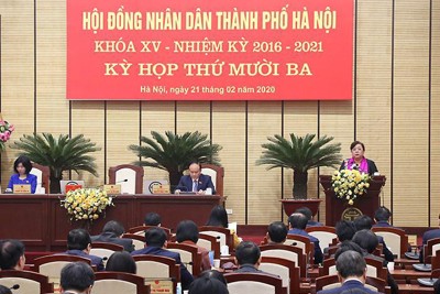 Kỳ họp thứ 13 HĐND TP Hà Nội: Xem xét việc sáp nhập, đặt tên, đổi tên thôn, tổ dân phố thuộc 11 quận, huyện