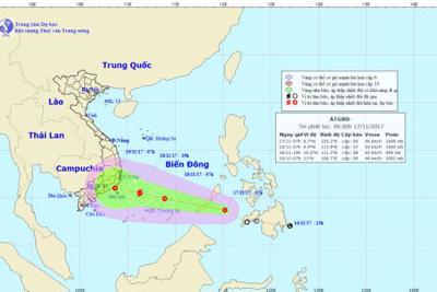 Sẵn sàng ứng phó áp thấp nhiệt đới giật cấp 9