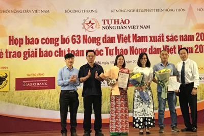Công bố danh sách 63 nông dân Việt Nam xuất sắc 2019