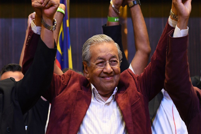 Ông Mahathir Mohamad giành thắng lợi lịch sử, trở thành Thủ tướng thứ 7 của Malaysia