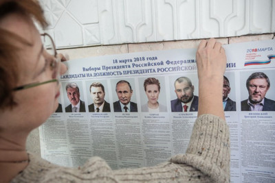 Người dân Nga bắt đầu bầu cử Tổng thống, ông Putin vẫn dẫn đầu