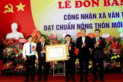 Vân Tảo  vượt khó cán đích đạt chuẩn nông thôn mới