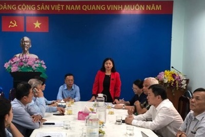 Đoàn công tác BCĐ thực hiện quy chế dân chủ cơ sở Thành ủy Hà Nội thăm và làm việc tại TP HCM