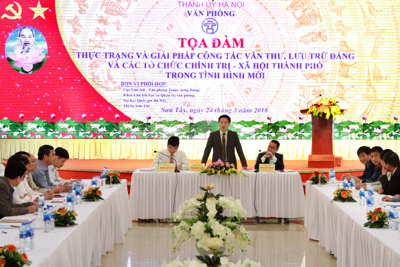 Đảng bộ Hà Nội: Số hoá 100% tài liệu văn thư, lưu trữ