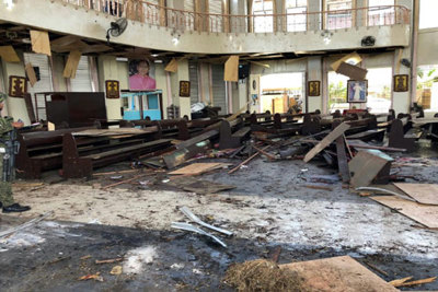 Số thương vong trong vụ đánh bom kép rúng động Philippines tăng mạnh