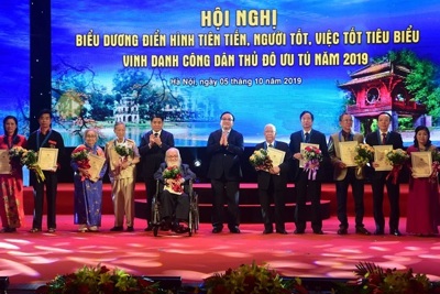 Hà Nội biểu dương "Người tốt, việc tốt", vinh danh Công dân Thủ đô ưu tú năm 2019