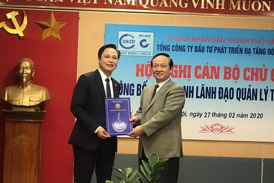 Ông Nguyễn Văn Luyến được bổ nhiệm làm Tổng giám đốc Tổng Công ty UDIC