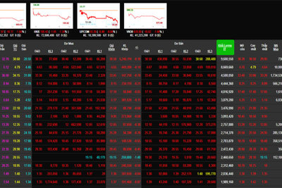 Phiên 6/5: Mã lớn ồ ạt bung hàng giảm giá, VN-Index lao dốc