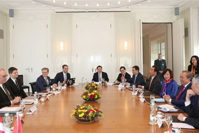 Phó Thủ tướng Trương Hòa Bình dự nhiều hoạt động tại WEF Davos
