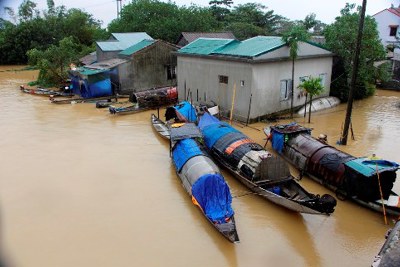 8 người chết và mất tích do mưa lũ tại Trung Bộ